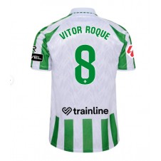 Real Betis Vitor Roque #8 Hjemmedrakt 2024-25 Kortermet